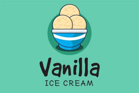 Vanilla Ice Cream Vector Illustration Graphic by Ahmad Designs · Creative Fabrica