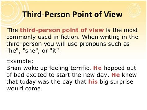 How to write in 3rd person point of view - lawwustl.web.fc2.com