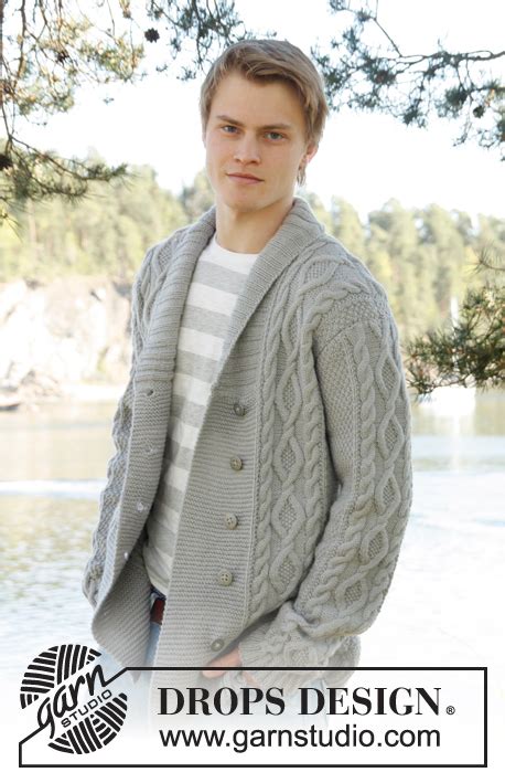 8+ Free Men's Shawl Collar Sweater Knitting Patterns - Knitting Bee