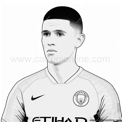 Phil Foden Coloring Pages