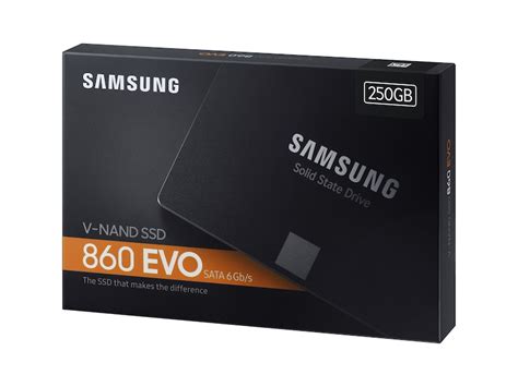 SSD 860 EVO 2.5" SATA III 250GB Memory & Storage - MZ-76E250B/AM | Samsung US