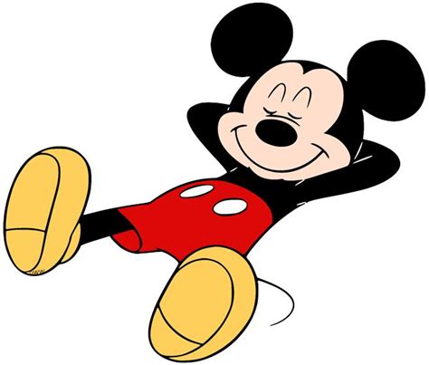 Clip art of Mickey Mouse relaxing #disney, #mickeymouse | Mickey mouse art, Mickey mouse, Mickey ...