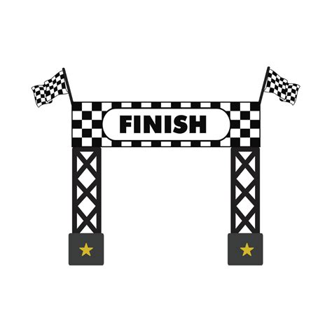 Racing Finish Line Flag Clipart - Edit Online | Template.net