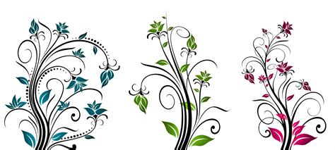 Free Floral Line Art, Download Free Floral Line Art png images, Free ClipArts on Clipart Library