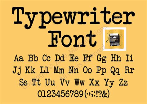 Typewriter Font SVG Typewriter Svg Typewriter Alphabet SVG - Etsy UK