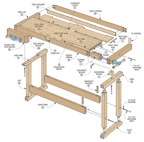 Top Ideas Wood Workbench Plans, House Plan Drawing
