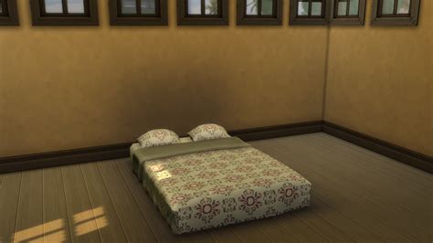 Mod The Sims - Functional floor bed.