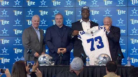 Dallas Cowboys' Stephen Jones 'feels good' about offensive line | wfaa.com