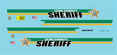 1/24-1/25 Orange County, Florida Sheriff's Department waterslide decal ...