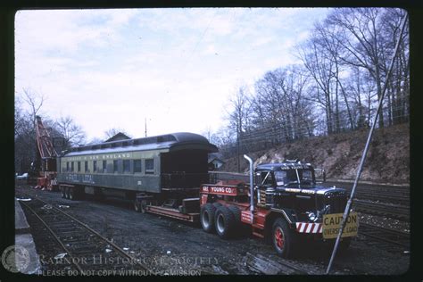 Moving the Paoli Local Restaurant Train Car, 1965 – Radnor Historical ...