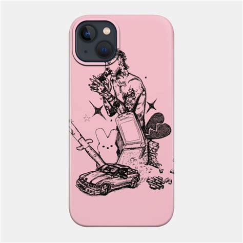 Lil Peep Sketch Collage Phone Case | Lil Peep Merch