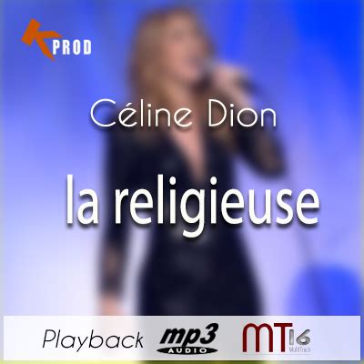 Céline Dion - La religieuse - Karazik - Playback instrumental, Multipistes, MT16