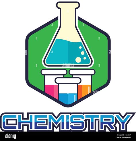 chemical logo for science or research, vector illustration Stock Vector Image & Art - Alamy