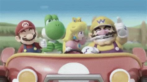 Princess Peach Car GIF - Princess Peach Car Wario - Descubrir y ...