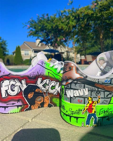 Graffiti Air Force 1 Custom - Daniel Customs