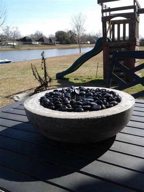 concrete fire bowl Fire Pit Backyard, Outdoor Fire Pit, Diy Backyard, Diy Outdoor, Outdoor ...