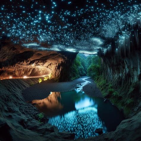 Premium Photo | Waitomo Glowworm Caves