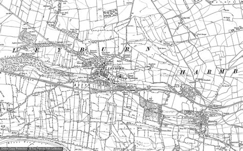 Historic Ordnance Survey Map of Leyburn, 1891