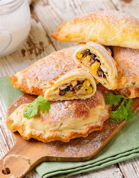 Savory Vegetarian Empanadas With Black Beans and Corn Recipe | Recipe | Vegetarian empanadas ...