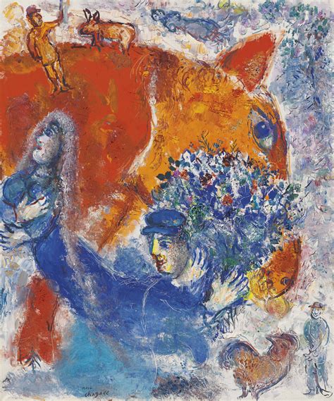 Marc Chagall (1887-1985) , Tête de cheval | Christie's