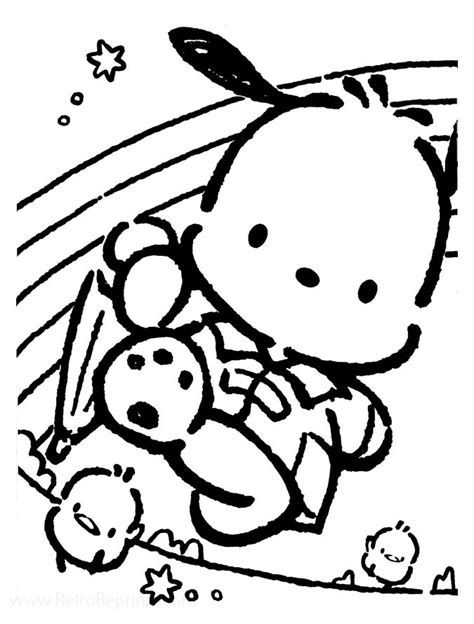 Pochacco Coloring Pages - Coloring Home