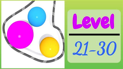 Rope And Balls Level 21 to 30 All Level - YouTube