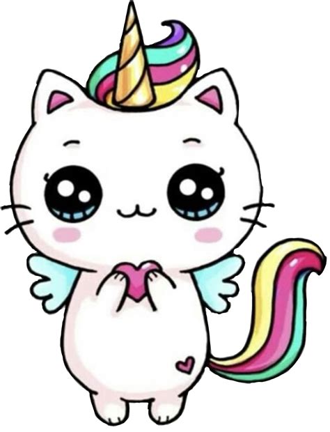 #kitty #cat #kittycat #unicat #unicorn #meow #purr #rainbow #art #freetoedit #remixit | Cute ...