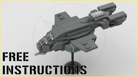 LEGO TUTORIAL | HALO | PELICAN Dropship - 1:250 - YouTube