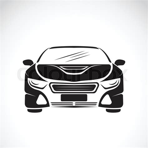 Vector image of an car design on white ... | Stock vector | Colourbox