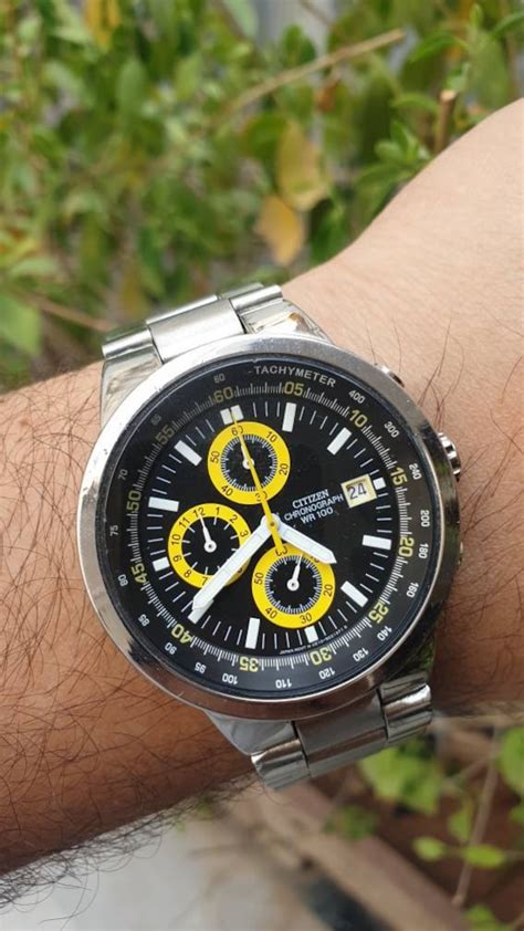 Vintage Citizen Quartz Chronograph WR 100 Tachymeter … - Gem