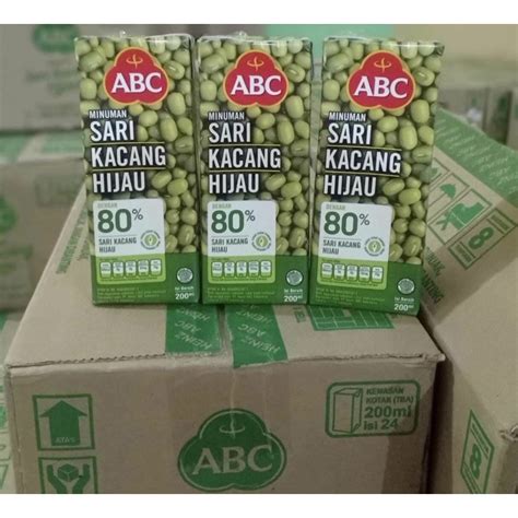 Abc sari kacang hijau drink 250ml (per carton) 24pcs | Shopee Singapore