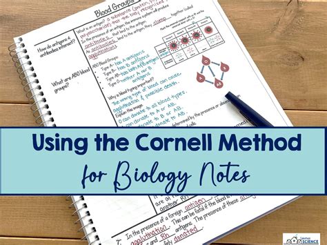 Using the Cornell Method for Biology Notes - Suburban Science