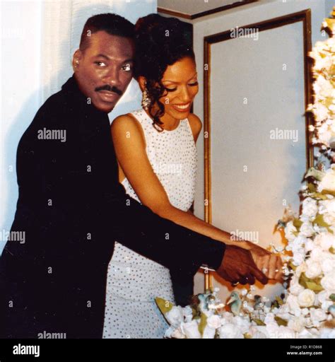 Eddie Murphy wife Nicole Murphy wedding 1993 Photo By John Barrett/PHOTOlink Stock Photo - Alamy