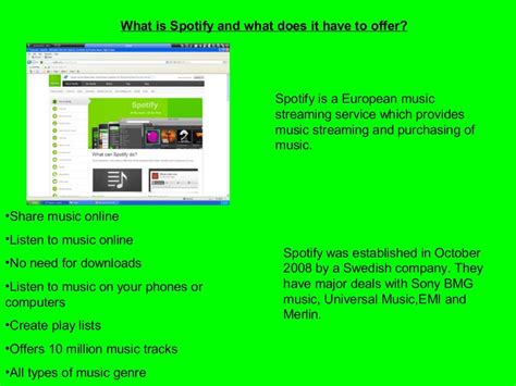 Spotify presentation