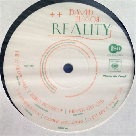 David Bowie - Reality - Used Vinyl - High-Fidelity Vinyl Records and Hi ...