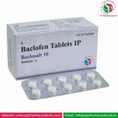 Baclofene 10 Mg, Packaging Size: 10x10 at Rs 99/box in Nagpur | ID: 23677431712