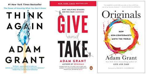 Adam Grant Bestselling 3 Books Collection - Think Again: The Power of ...