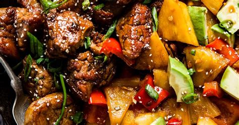 Pineapple Pork Stir-Fry with Peppers Recipe | The Modern Proper