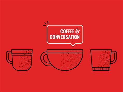 Coffee & Conversation by Matt Roman on Dribbble