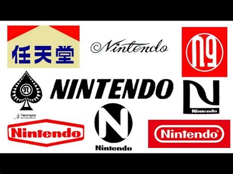 evolution of Nintendo's logo 1889-2016 - YouTube