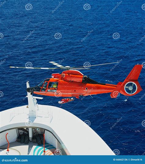 Lifting Person on Helicopter Stock Photo - Image of transport, team: 66662136