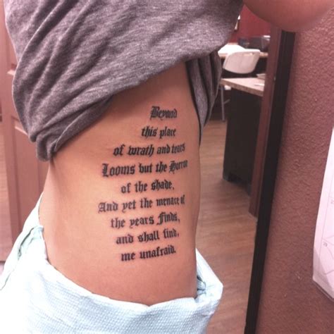 Invictus tattoo. Powerful words. | Tattoo quotes, Inspirational tattoos ...