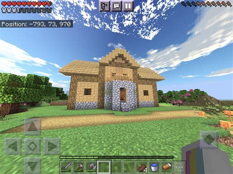 Has anybody else seen this house in a village before? It some sort of library. : r/Minecraft