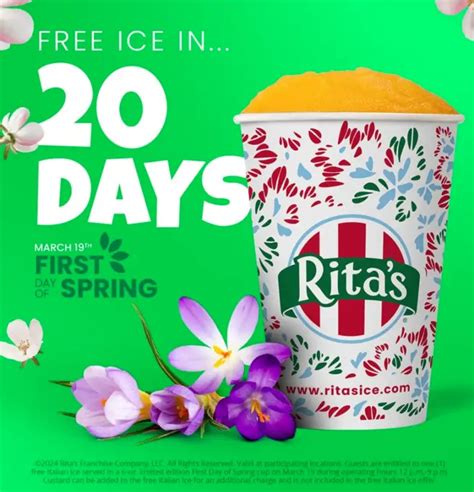 Rita's Italian Ice Specials: Free Ice - EatDrinkDeals