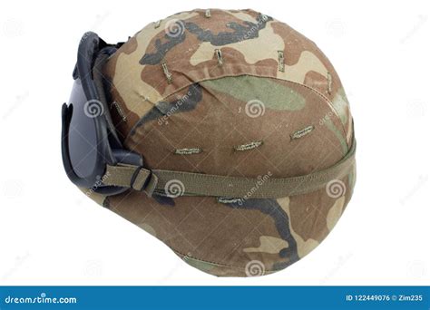 Us Army Kevlar Helmet with Goggles Stock Photo - Image of soldier, operation: 122449076