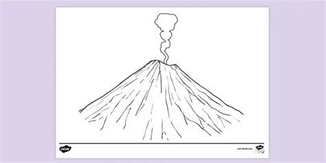 Volcano Drawing Steps