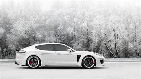 HD wallpaper: white sport car, Porsche, Porsche Panamera, white cars, mode of transportation ...