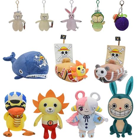 15/25cm One Piece Laboon Plush Doll Pendant Key Chain The Straw Hat ...