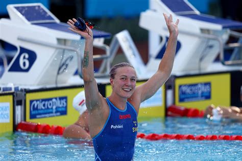 Sjöström becomes all-time medal holder at European Aquatics Championships