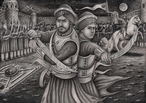 Sahibzada 'Ajit Singh' and 'Jujhar Singh' at the ' by Pen-Tacular-Artist on DeviantArt